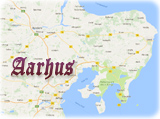 Mapa Aarhus