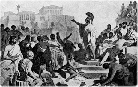 Péricles e Acropolis