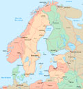 Mapa Mar Baltico