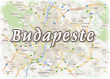 Mapa Budapeste
