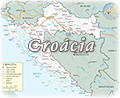 Mapa Croacia