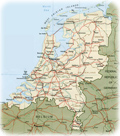 Mapa Holanda