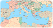 Mapa politico Mediterraneo
