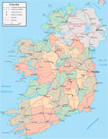 Irlanda Mapa