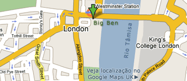 Mapa Big Ben