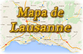 Mapa Lausanne