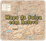 Mapa Fisico Suiça