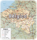 Mapa Belgica