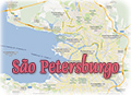 Mapa São Petersburgo