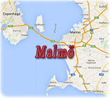 Mapa Malmo