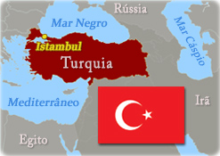 Localização Turquia