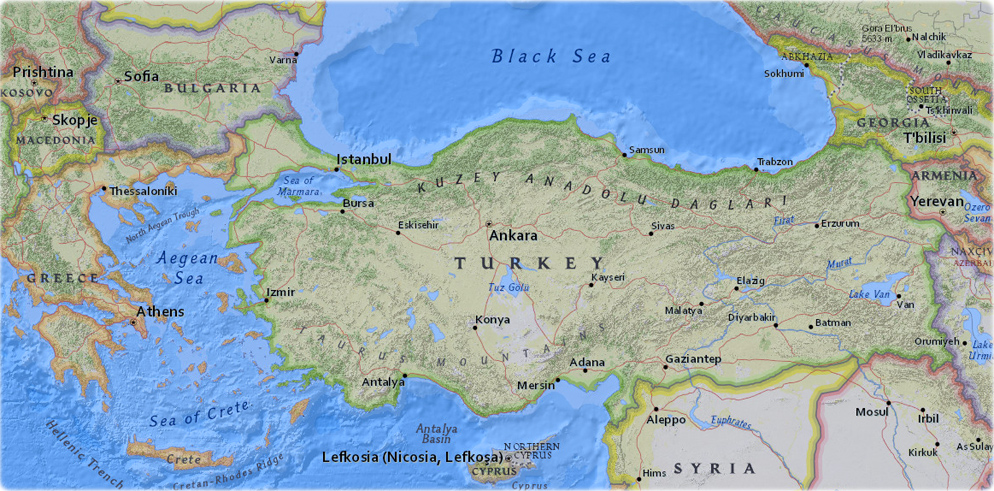 Mapas Turquia